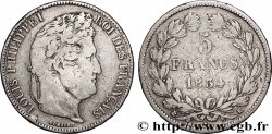 5 francs IIe type Domard 1834 Bordeaux F.324/35