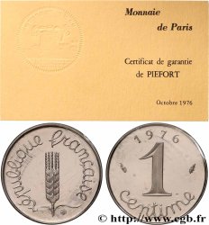 Piéfort acier de 1 centime Épi 1976 Pessac GEM.4 P1