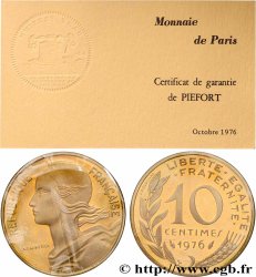 Piéfort Br-Al de 10 centimes Marianne 1976 Pessac GEM.46 P1