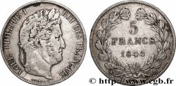 5 francs IIIe type Domard 1844 Strasbourg F.325/3