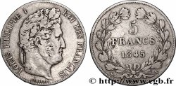 5 francs IIIe type Domard 1845 Paris F.325/6