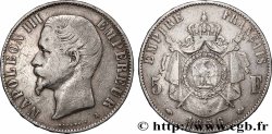 5 francs Napoléon III, tête nue 1856 Paris F.330/6