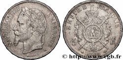5 francs Napoléon III, tête laurée 1868 Paris F.331/12