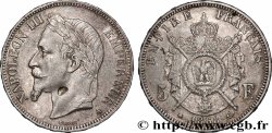 5 francs Napoléon III, tête laurée 1868 Paris F.331/12