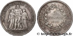 5 francs Hercule, IIe République 1849 Paris F.326/5