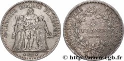 5 francs Hercule 1876 Bordeaux F.334/18
