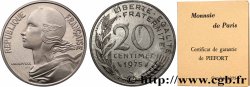Piéfort argent de 20 centimes Marianne 1975 Pessac GEM.56 P2