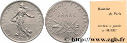 Piéfort Argent de 1 franc Semeuse 1976 Pessac GEM.104 P2