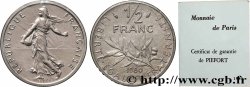 Piéfort Argent de 1/2 franc Semeuse 1980 Pessac GEM.91 P2