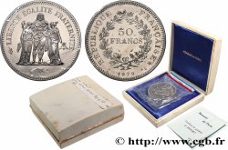 Piéfort Argent de 50 francs Hercule  1979 Pessac GEM.223 P1