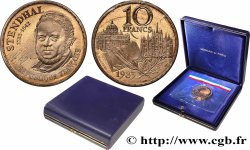 Piéfort Cu-Ni de 10 francs Stendhal 1983 Pessac GEM.189 P1