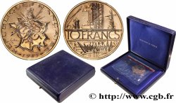 Piéfort Cu-Ni-Al de 10 francs Mathieu 1983 Pessac GEM.186 P1