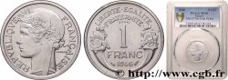 Essai-piéfort de 1 franc Morlon, légère 1946  GEM.101 EP