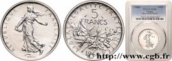 Piéfort Argent de 5 francs Semeuse 1960 Paris GEM.153 P1