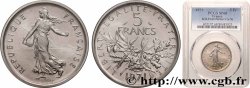 Piéfort Cu-Ni de 5 francs Semeuse 1971 Paris GEM.154 P1 