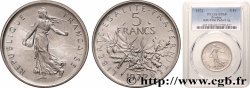 Piéfort Argent de 5 francs Semeuse 1972 Paris GEM.154 P2 