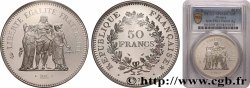 Piéfort Argent de 50 francs Hercule 1976  GEM.223 P1