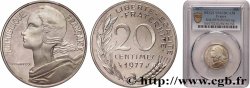 Piéfort argent de 20 centimes Marianne 1977 Pessac GEM.56 P2