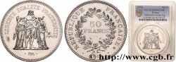 Piéfort Argent de 50 francs Hercule  1979 Pessac GEM.223 P1
