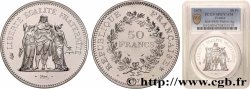 Piéfort Argent de 50 francs Hercule  1979 Pessac GEM.223 P1