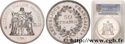 Piéfort Argent de 50 francs Hercule 1980 Pessac GEM.223 P1