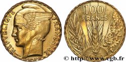 Concours de 100 francs or, essai de Bazor en bronze-aluminium 1929 Paris GEM.288 7