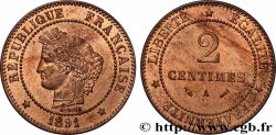 2 centimes Cérès 1891 Paris F.109/17