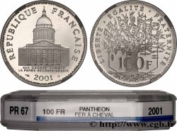 100 francs Panthéon, BE (Belle Épreuve) 2001 Pessac F.451/24 var. MS67 GENI