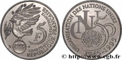 5 francs Cinquantenaire de l’ONU 1995 Pessac F.345/1 MS62 