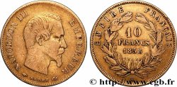 10 francs or Napoléon III, tête nue, grand module 1858 Paris F.506/5