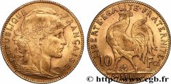 10 francs or Coq 1911 Paris F.509/12