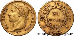 20 francs or Napoléon, tête laurée, Empire français 1812 Paris F.516/22