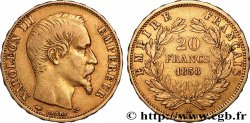20 francs or Napoléon III, tête nue 1858 Paris F.531/13