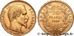 20 francs or Napoléon III, tête nue 1859 Paris F.531/15