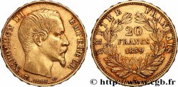 20 francs or Napoléon III, tête nue 1859 Paris F.531/15