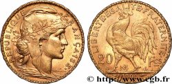 20 francs or Coq, Dieu protège la France 1904 Paris F.534/9