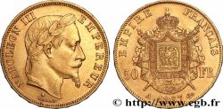 50 francs or Napoléon III, tête laurée 1867 Paris F.548/8