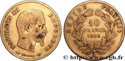 10 francs or Napoléon III, tête nue 1856 Paris F.506/3