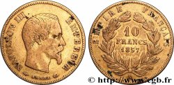 10 francs or Napoléon III, tête nue 1857 Paris F.506/4