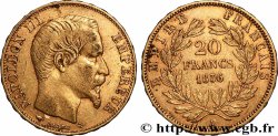 20 francs or Napoléon III, tête nue 1856 Paris F.531/9