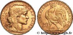 20 francs or Coq, Dieu protège la France 1904 Paris F.534/9