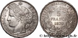 5 francs Cérès, avec légende 1870 Paris F.333/1