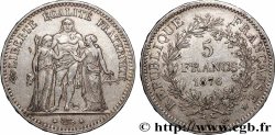 5 francs Hercule 1876 Bordeaux F.334/18