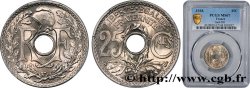 25 centimes Lindauer, maillechort 1938  F.172/2