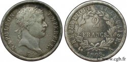 2 francs Napoléon Ier tête laurée, République française 1808 Paris F.254/4