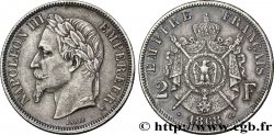 2 francs Napoléon III, tête laurée 1868 Strasbourg F.263/9