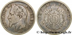 2 francs Napoléon III, tête laurée 1869 Strasbourg F.263/11 TB30 