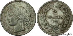 2 francs Cérès, sans légende 1871 Bordeaux F.264/4