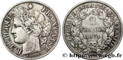 2 francs Cérès, avec légende 1871 Paris F.265/4 TTB48 