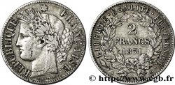 2 francs Cérès, avec légende 1871 Paris F.265/5 TTB45 